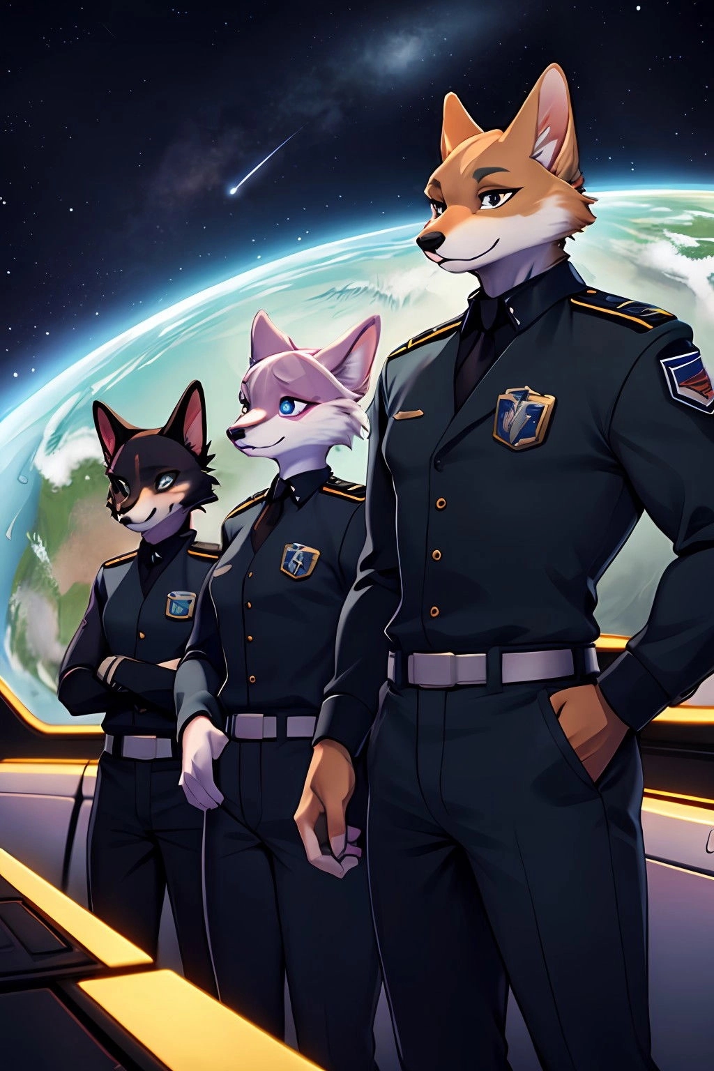 A Furry Sci-Fi RPG Avatar
